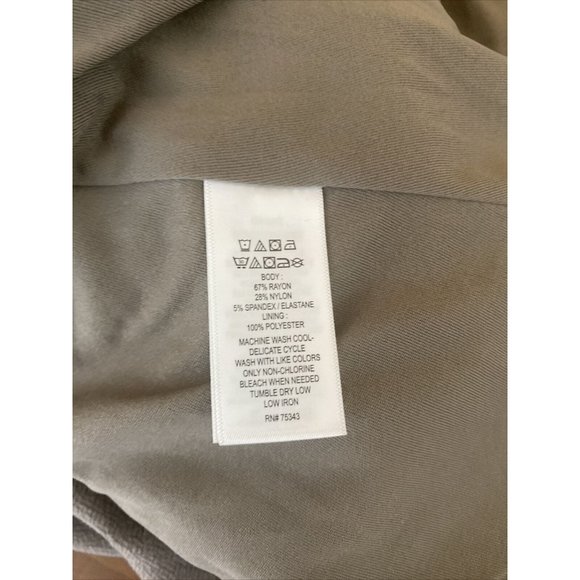 New Sigrid Olsen Dress Womens Sz Medium Gray Sleeveless Shift A Line Round Neck - Picture 8 of 8